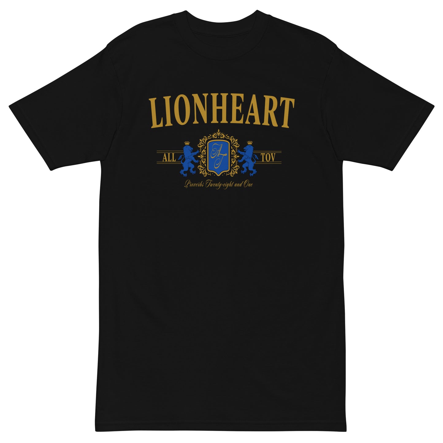 Lionheart Logo Tee - Vintage Black