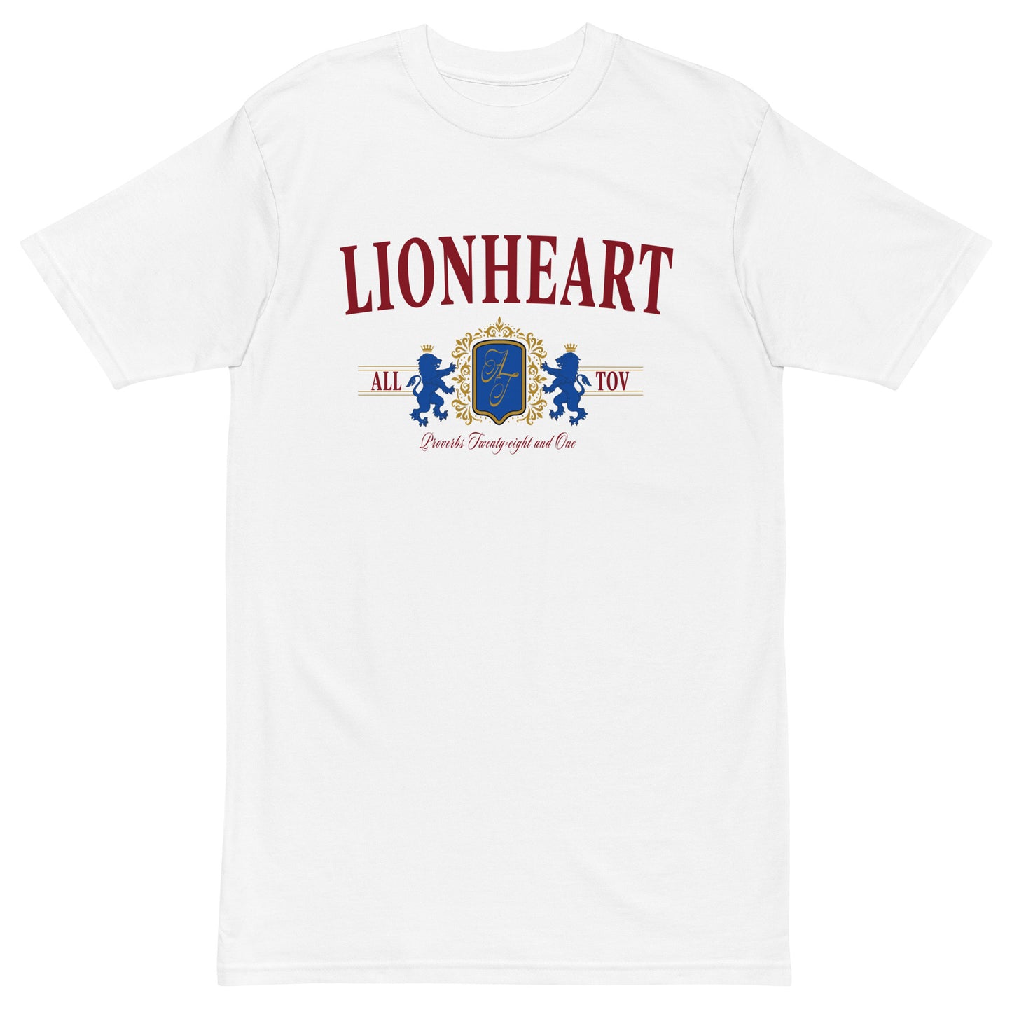 Lionheart Logo Tee - White