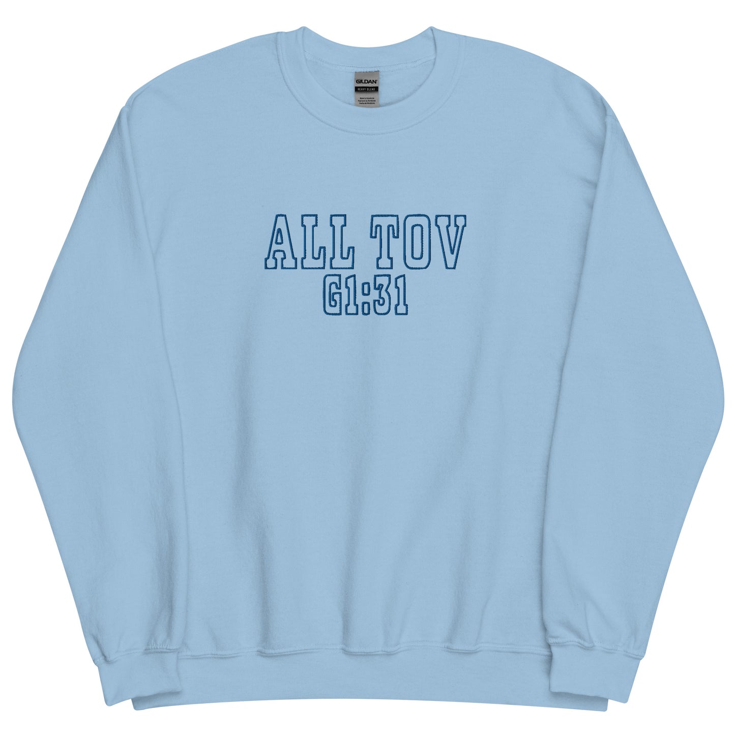 G1:31 Logo Sweatshirt-Light Blue