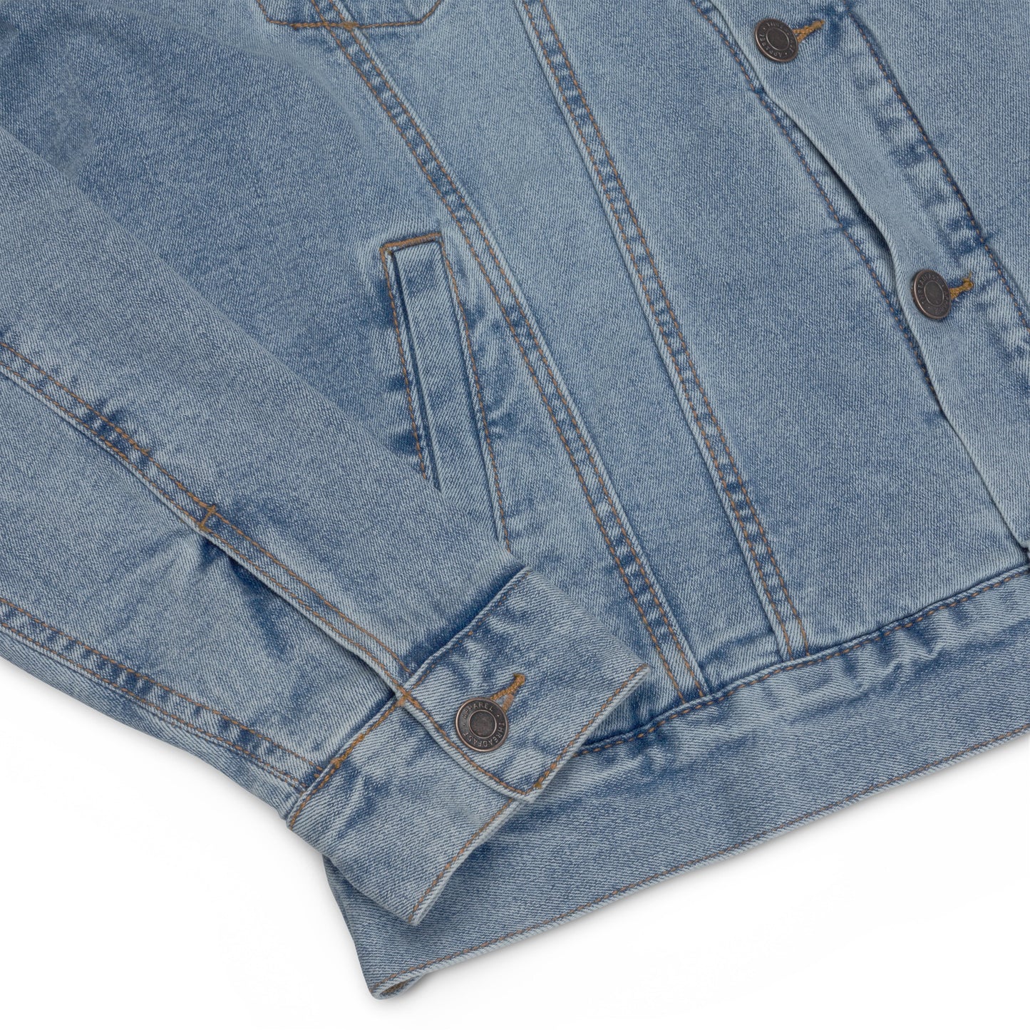 Embroidered Sherpa Denim Jacket
