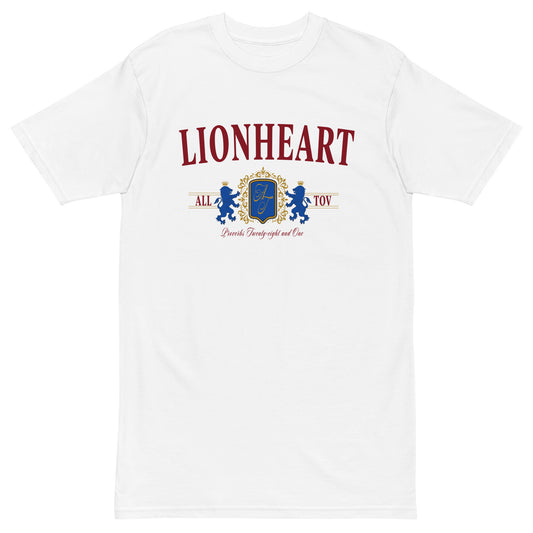 Lionheart Logo Tee - White