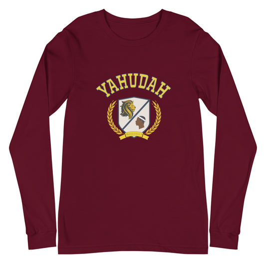 Collegiate Hebrew Crest Long Sleeve Tee